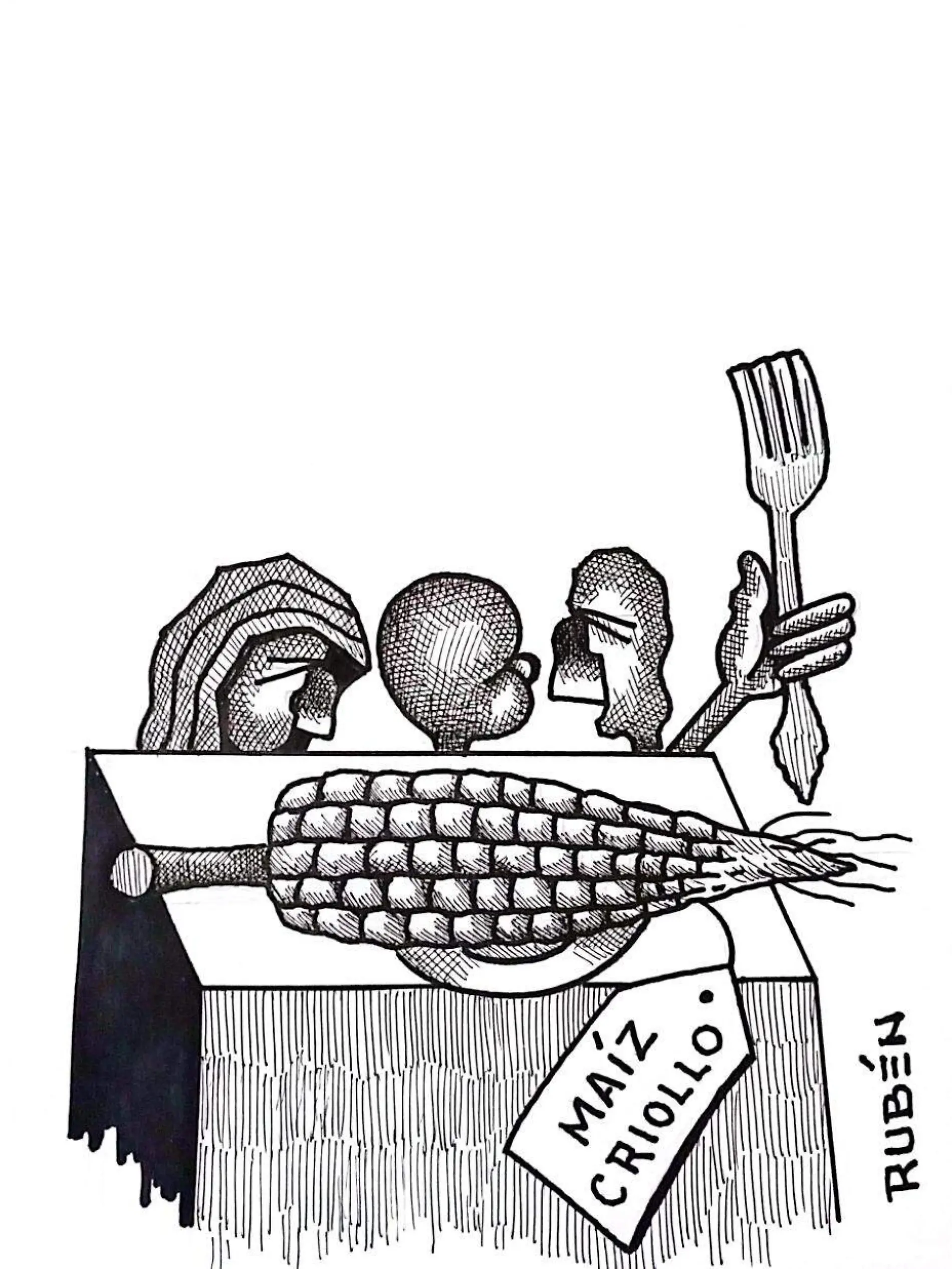 cartón RUBEN '' LA ULTIMA CENA''